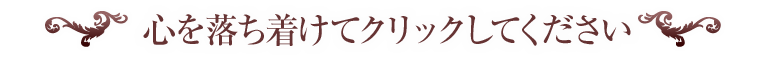 心を落ち着けてクリックしてください